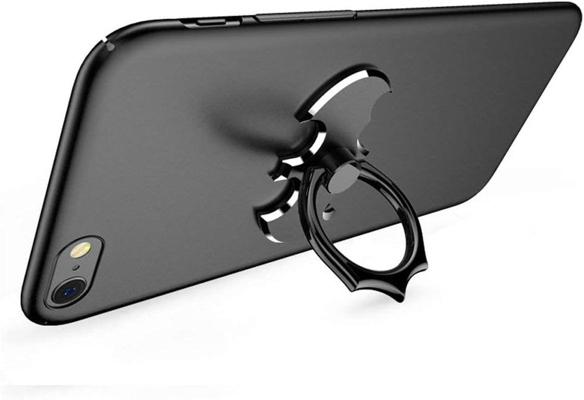 NILSTOREY Cell Phone Ring Holder, Bat 360° Rotation Ring Stand Holder, Metal Finger Grip Kickstand for Iphone, Samsung, Smartphones and Ipads (Black)  NILSTOREY   
