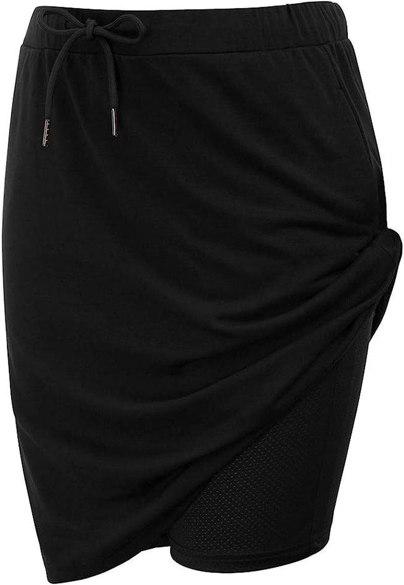 JACK SMITH Women'S Athletic Skorts Skirts Sports Golf Tennis Skirts with Pockets S-3XL  JACK SMITH Black 3X-Large 