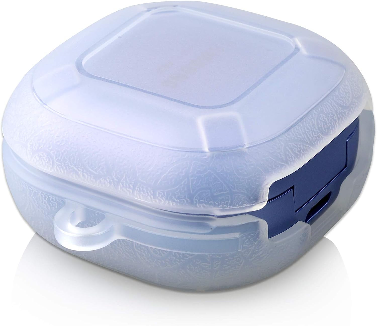 Thankscase Relief Texture Design for Galaxy Buds2, Galaxy Buds Pro Case/Galaxy Buds Live Case Cover Two-Piece Shockproof TPU Protective Case Support Wireless Charging LED Visible Cover, Matte  Thankscase   