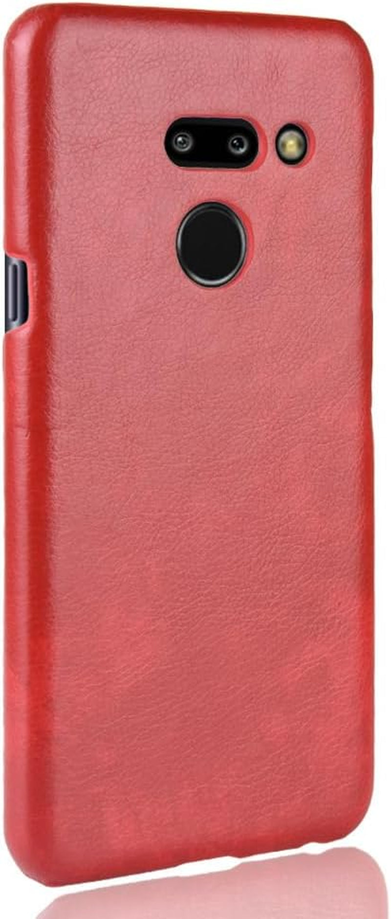 Phone Case for LG G8 Thinq Case, [PU Leather]+[Hard Plastic] for LG G8 Thinq Protector Case, Non-Slip Shockproof for LG G8 Thinq Phone Cover Red  Generic   
