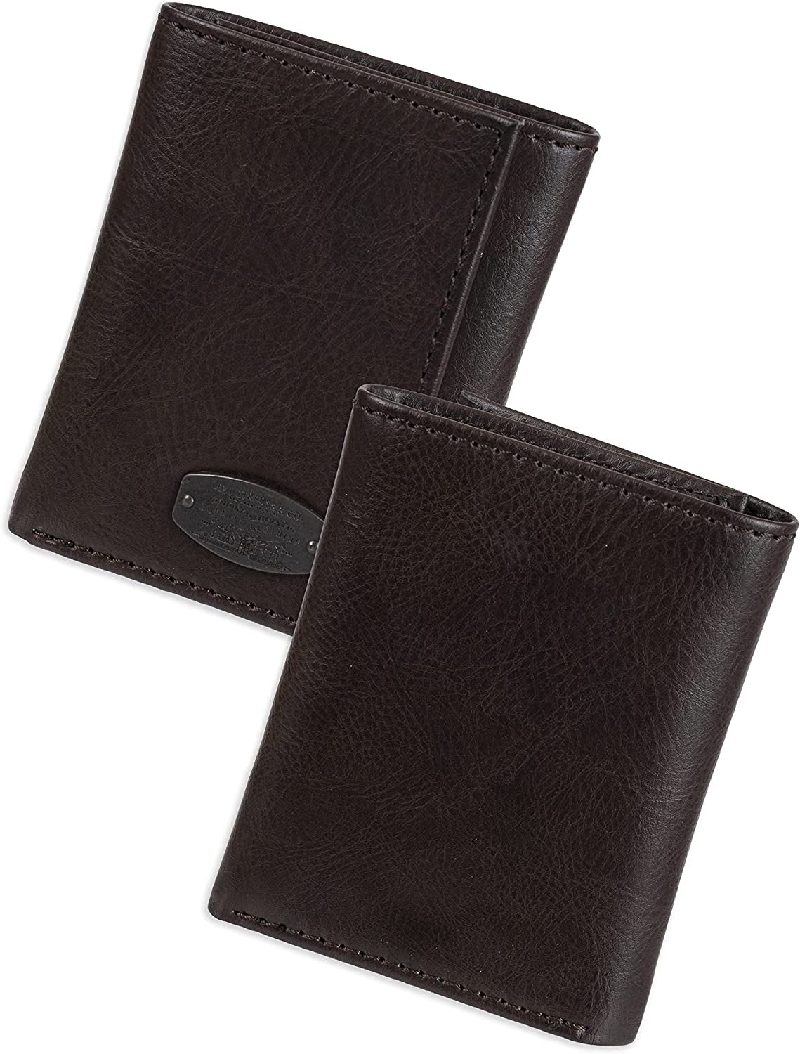 Levi'S Men'S Sleek and Slim Trifold Minimalist Wallet  Levi's   