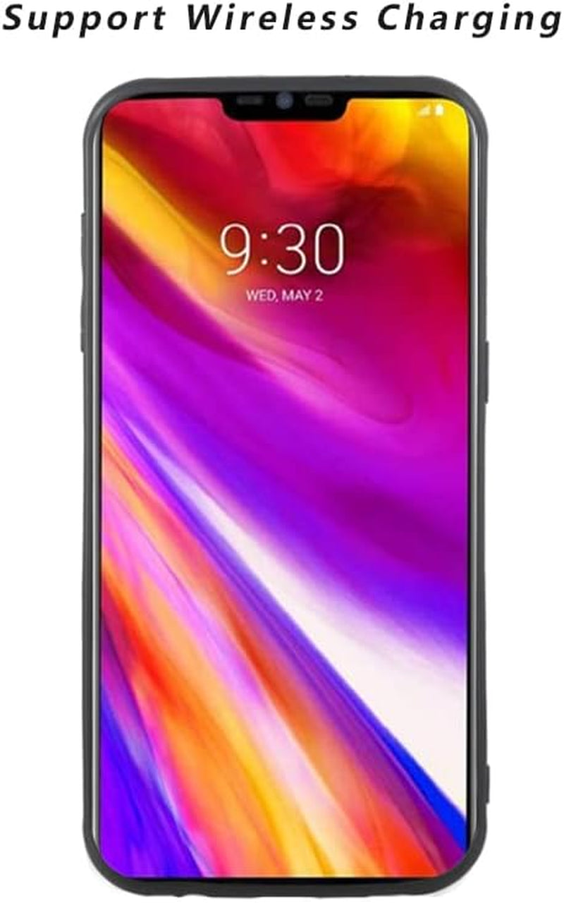 ELISORLI Compatible with LG G7 Thinq Case Rugged Thin Cell Accessories Anti-Slip Fit Rubber TPU Mobile Phone Cover for LGG7 One G 7 plus LG7 Fit Lg7Thinq 7G Thin Q G7+ G7Thinq Lgg7Thinq Women Blue  ELISORLI   