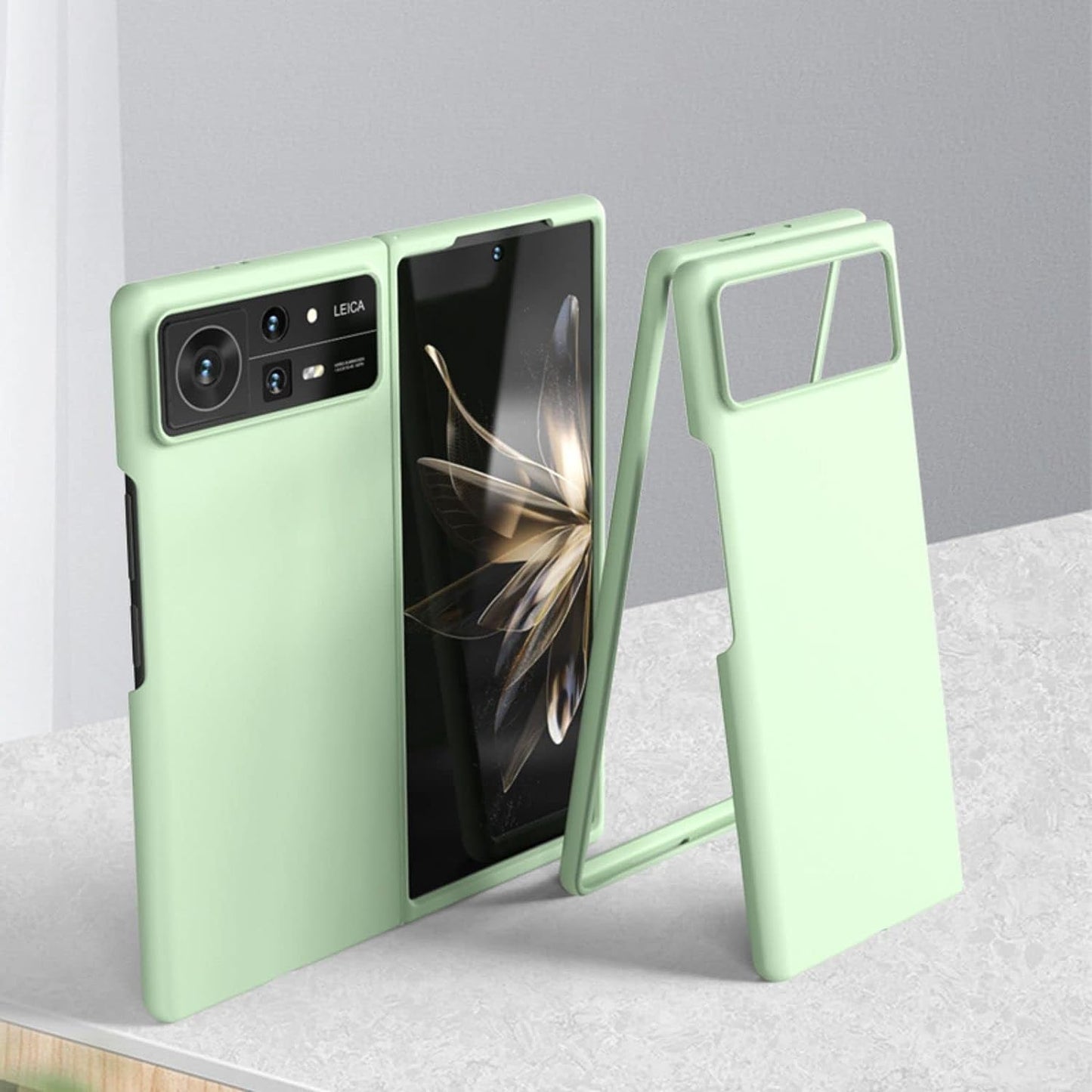 COQUE Xiaomi Mix Fold 2 Phone Case,Ultra Slim Skin-Feeling Phone Shell,Folding Phone Cover for Xiaomi Mix Fold 2,White  COQUE Light Green Xiaomi Mix Fold 2 