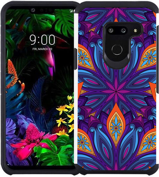 Cass Creations Case Compatible with LG G8 Thinq Case [NOT FIT LG G8X Thinq], Dual Layer Shock Proof Bumper Protective Phone Cover - Mandala  Cass Creations   