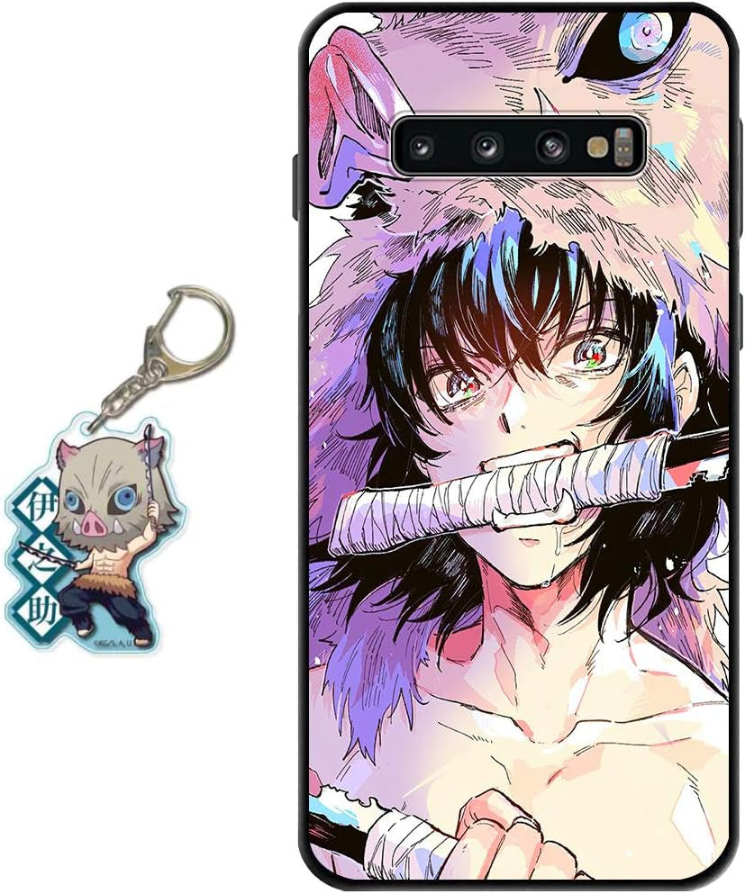 Staremeplz Compatible with Google Pixel 5 Case Anime Design [With Giyuu Figure Keychain], Soft Silicone TPU Animation Cool Phone Case for Google Pixel 5  Staremeplz Inosuke Google Pixel 7 