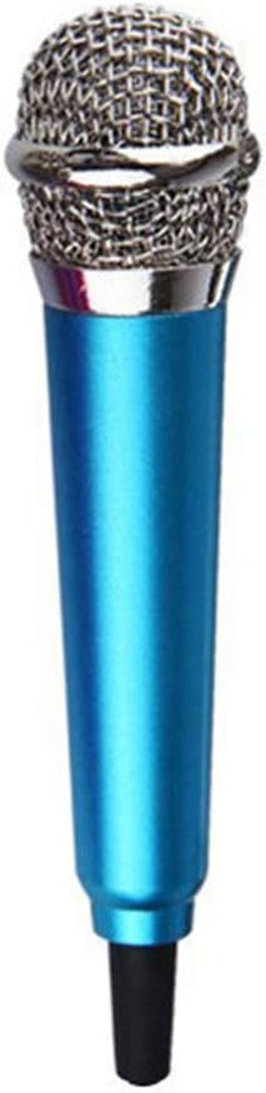 Galand Mini Portable Vocal/Instrument Microphone,3.5Mm Condenser Microphone Phone Karaoke Mic with Stand for Iphone Android Blue  Galand   