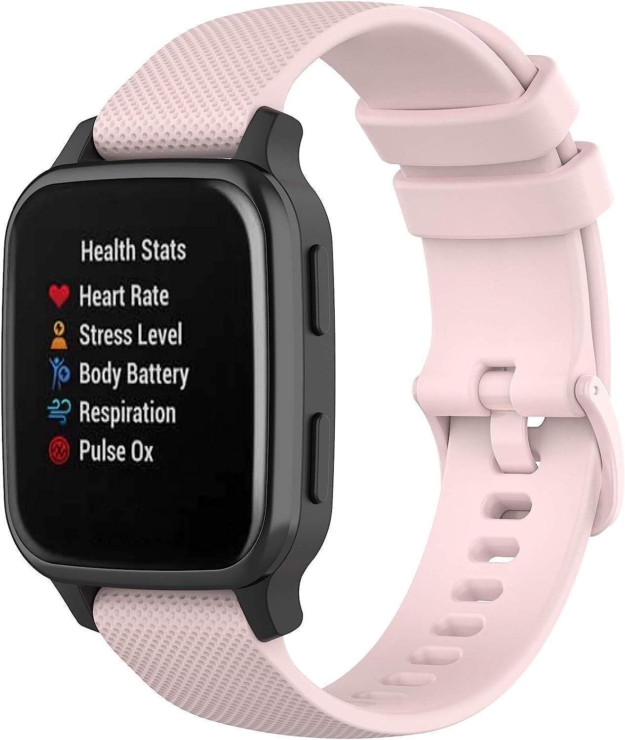 Bands Compatible with Garmin Venu/Venu Sq/Venu Sq Music/Venu Sq 2/Venu 2 plus Band, Soft Silicone Quick Release Straps 20MM Replacement Wristband (Multicolor10-Pack)  RuenTech   