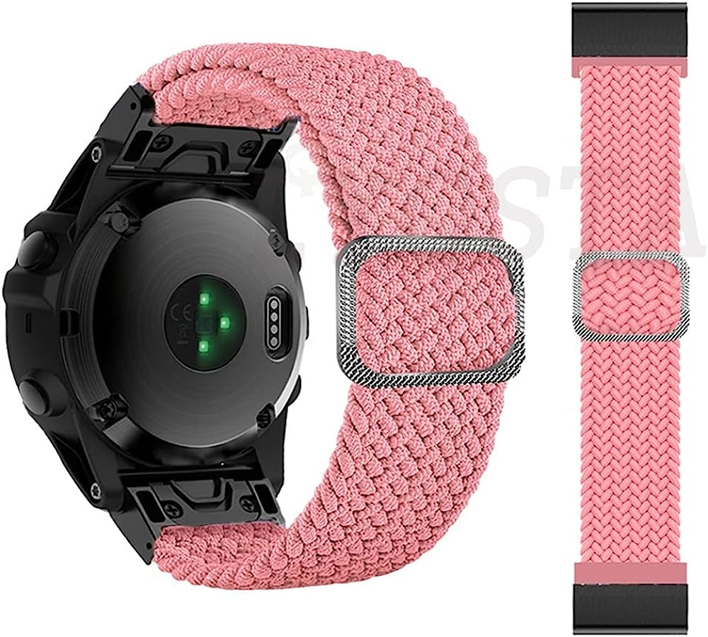 TWRQA 22 26Mm Nylon Band for Garmin Fenix 7X 7 Epix 6X 6 Pro 5X 5 plus 3 3HR Watchbands Smart Watch Straps Fenix 6Xpro 5Xplus Bracelet  TWRQA J 26mm D2 MK1 MK2i 