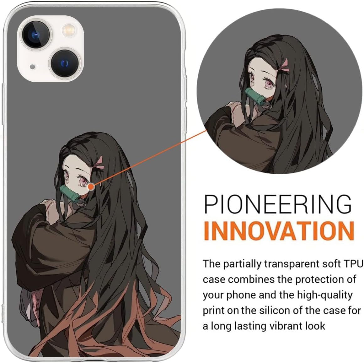 Compatible with LG G7 | LG G7 Thinq | LG G7 Fit | LG G7 One Sla'Yer Anime Cool De'Mon 913 Case Slim Soft Flexible TPU Thin Protective Cover Case Clear  CUENDX   