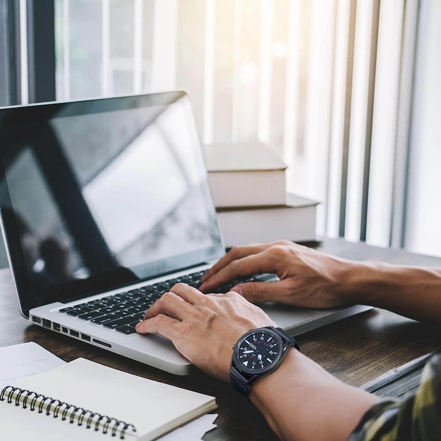 AHXLL 22Mm Watch Bands Compatible with Samsung Galaxy Watch 3 45Mm Band/Galaxy Watch 46Mm/ Gear S3 Frontier, Sport Loop Stretchy Nylon Wristband for Men Women, 5 Packs  AHXLL   