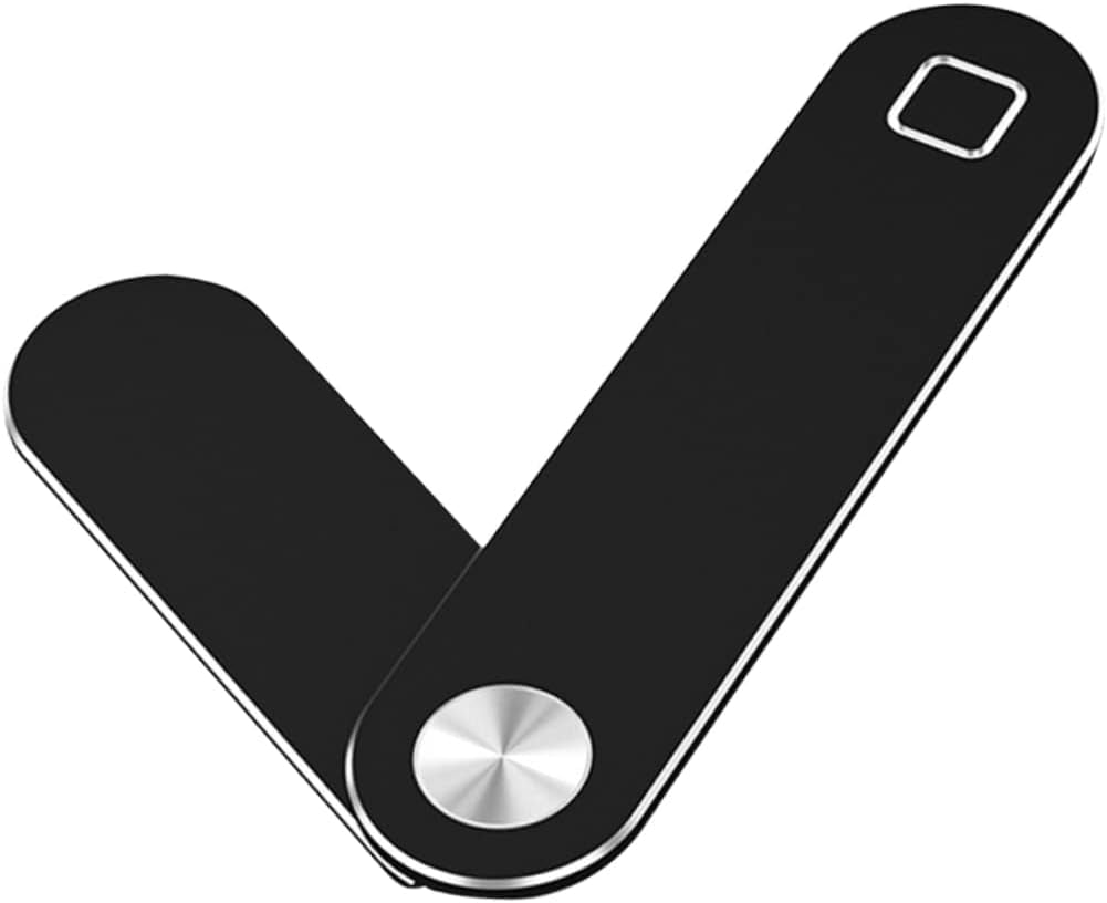 STOBOK 1 Set Flat Expansion Bracket Laptop Mobile Holder Magnetic Tablet Mount Metal Holder Tablet Holders Laptop Phone Mount Magnetic Cell Phone Stand Black Mounting Clip Computer  STOBOK   