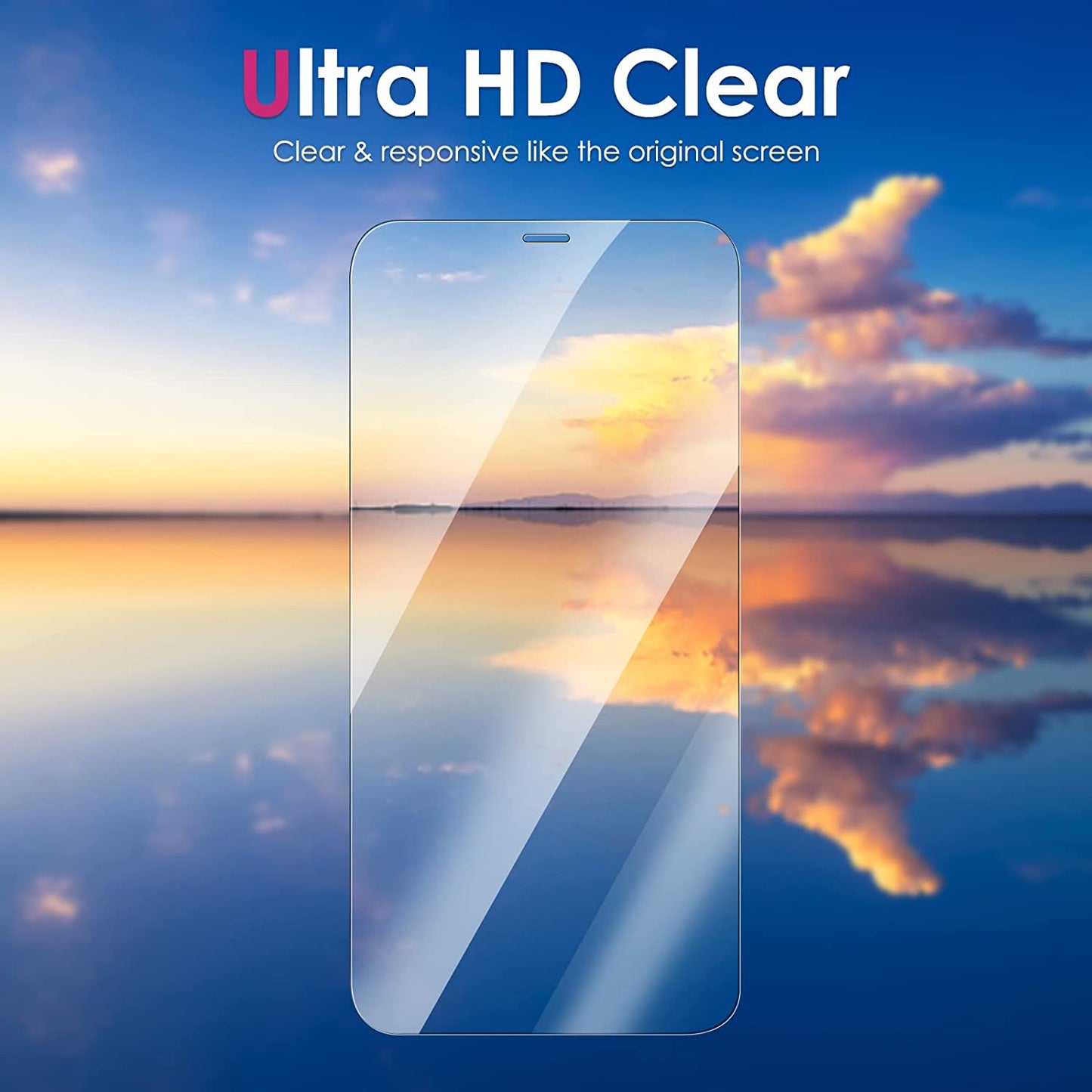 WHPXJY [3+3 Pack] Iphone 11 Screen Protector with Camera Lens Protector, 9H Hardness Anti-Scratch, Bubble Free, Case Friendly, Ultra HD Clear Tempered Glass Film for Iphone 11 6.1"  Crworld   