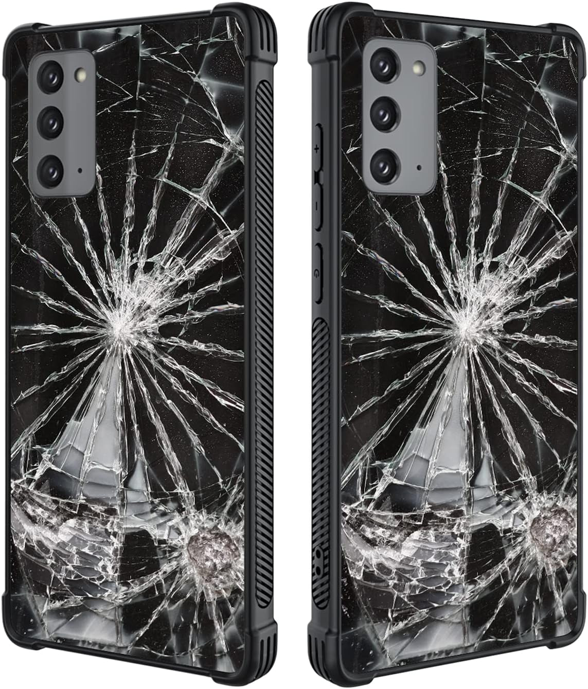 Tnarru for Samsung Galaxy Note 20 Case with Kickstand [Military Grade Drop Protection][Non-Slip] Scratchproof Shockproof Protective Phone Case for Samsung Galaxy Note 20 -Broken Pattern  Tnarru   