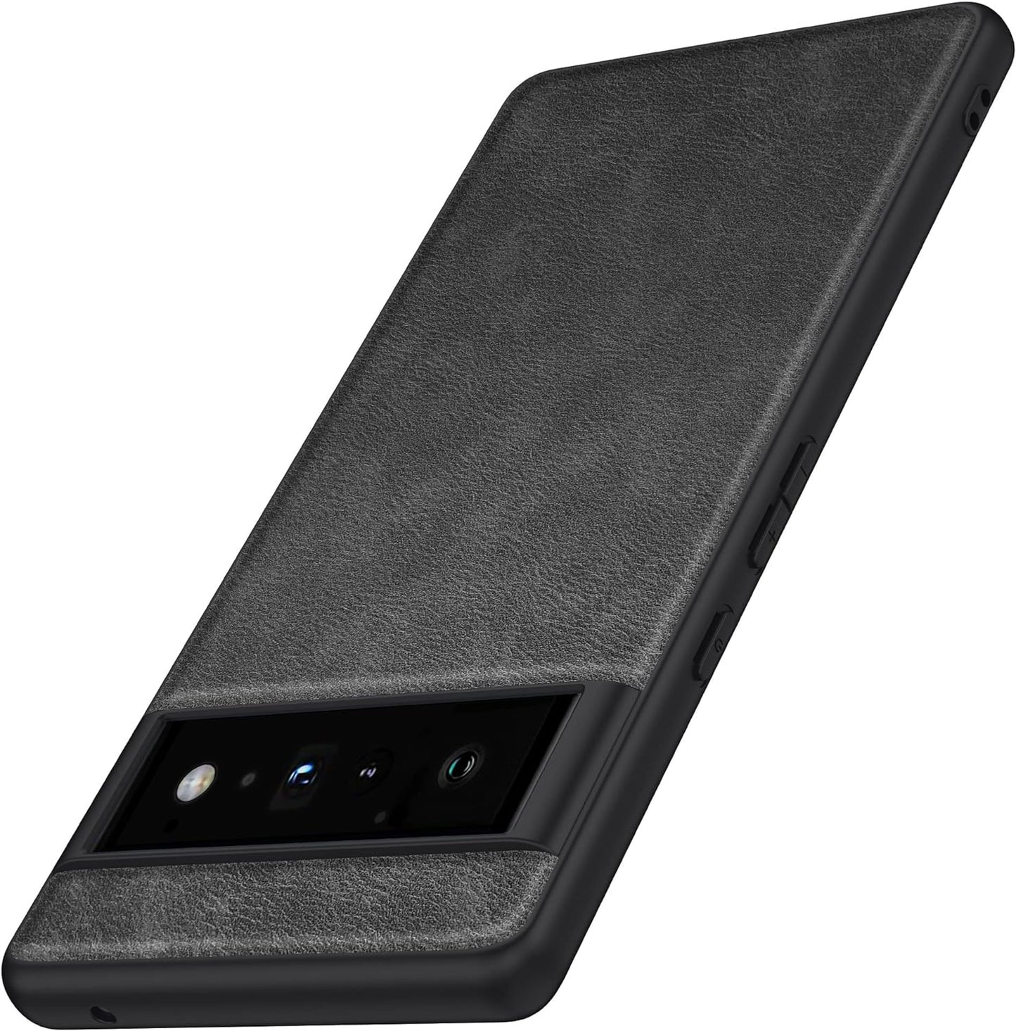 Binceen Compatible for Google Pixel 6 Pro Case, Premium Leather Soft Cover (6.71") 2021 (Black)  Binceen   