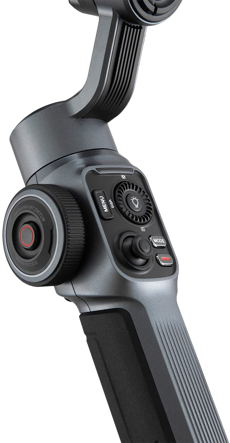 Zhiyun Smooth 5 Professional Smartphone Gimbal Stabilizer, 3-Axis Phone Gimbal Video,Compatible with Iphone 13 Pro Max Mini 12 11 XS X XR 8 Android ISO  zhi yun   