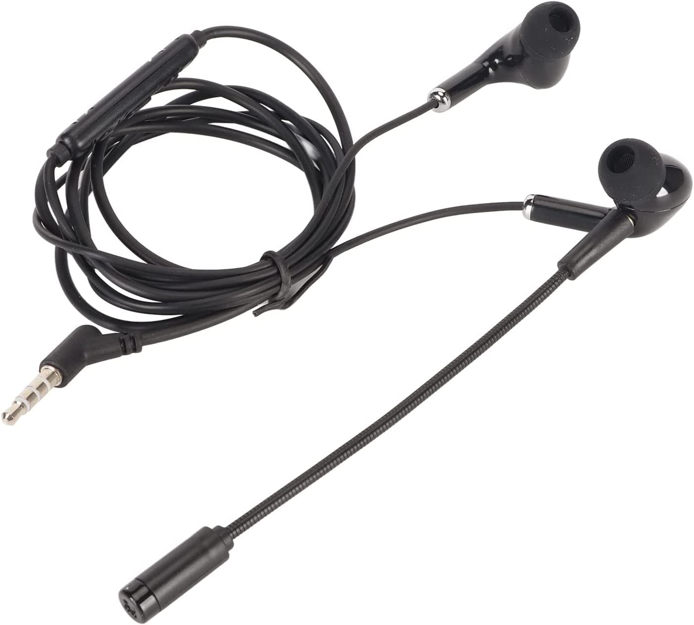 3.5Mm Gaming Earbuds, Noise Cancelling Silicone Eartips Adjustable Mic in Line Controller Wired Gaming Earphone Clear Voice for Smartphone  Naroote   