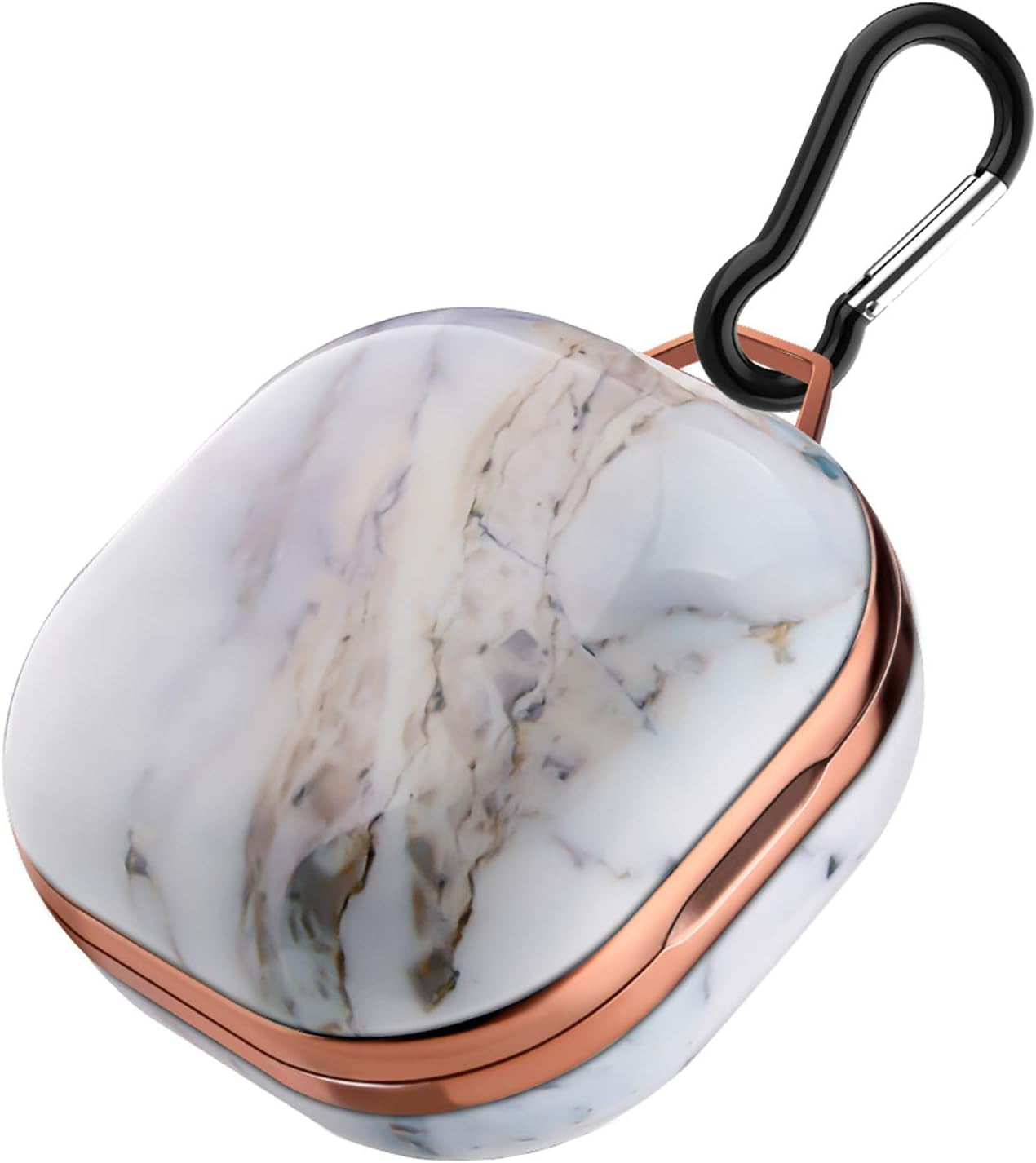 GOLINK Floral Full Body Protection Hard PC Cover with Printing Designs Compatible with Samsung Galaxy Buds Live(2020)/Buds Pro (2021)/Buds 2(2021) Charging Case-Sunflower  LiangYe Purple/Brown Marble GC10  