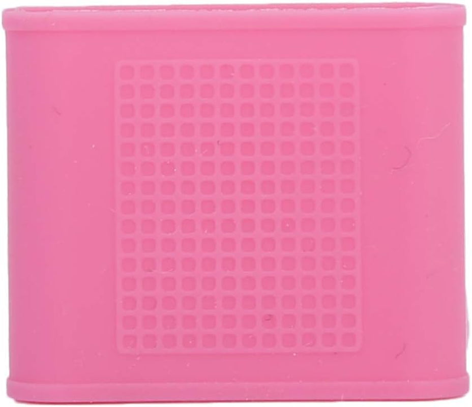 Shanrya Silicone Finger Cover Anti-Slip Grain Design Lightweight and Portable 8Pcs Finger Band, Durable Finger Band, Wonderful Accessories for Player  Shanrya pink  