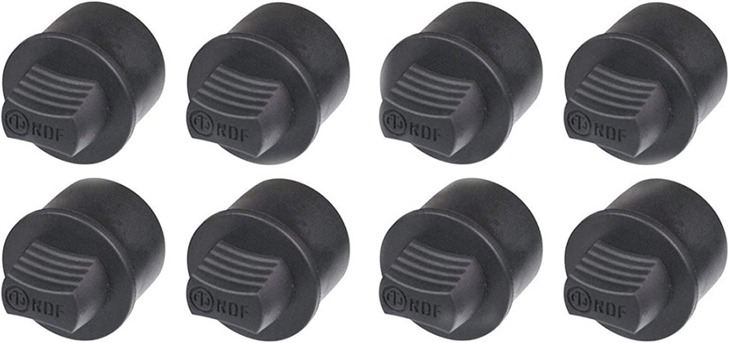 (8 Pack) Neutrik Model NDF Dummy Plug for Female XLR Receptacles. in Black  Neutrik   