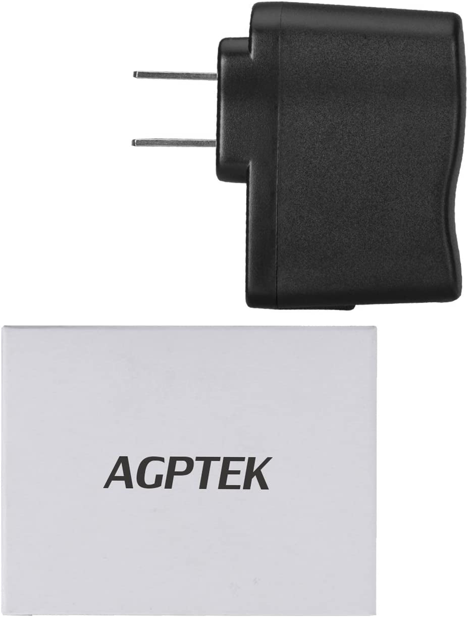 AGPTEK USB Wall Charger 5V 500Ma for Ipod, Sony, Walkmam, Sandisk MP3 MP4 Player, Fitness Tracker, Fitbit, Black  AGPTEK   