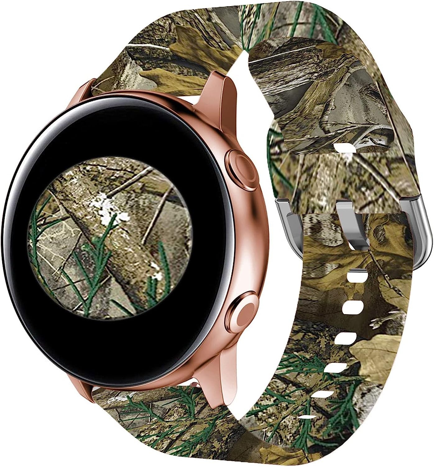20Mm Band for Samsung Galaxy Watch 4 5 Pro Band 40Mm 44Mm 45Mm/Galaxy Watch 4 Classic Band 42Mm 46Mm/Watch 3 41Mm/Active 2, 22Mm Bands for Samsung Galaxy Watch 3 Band 45Mm/Samsung Gear S3 Frontier  Sqweey Camo Xtra 20mm 