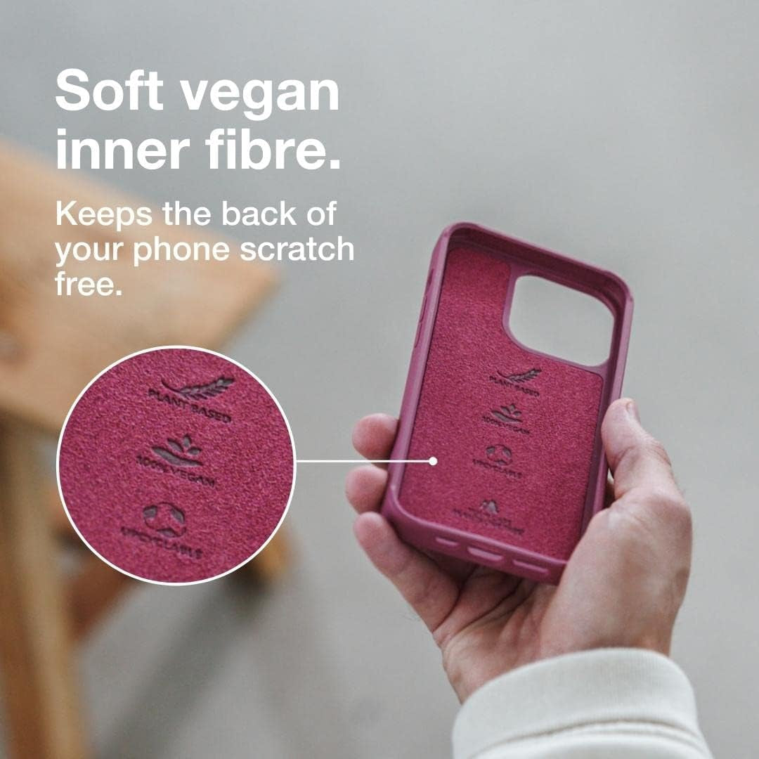 WOODCESSORIES - Phone Case for Iphone 13 Mini Case Biodegradeable Red - Ecofriendly, Made of Plants  LiveSteil GmbH   