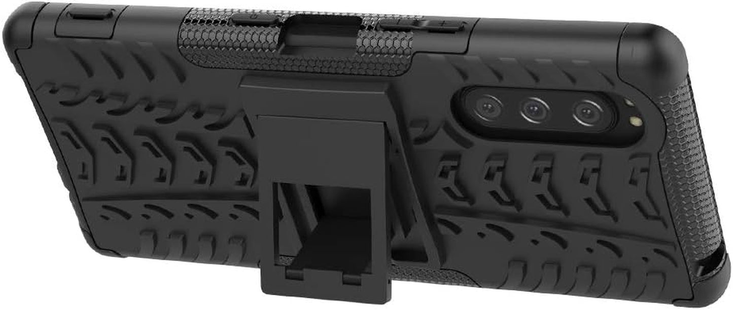 Jielangxin Keji Case for Sony Xperia 5 Case Cover,Case for Sony Xperia 5 J8210 J8270 J9210 Case Shockproof Mobile Phone Case Stand Blue  Jielangxin Keji   