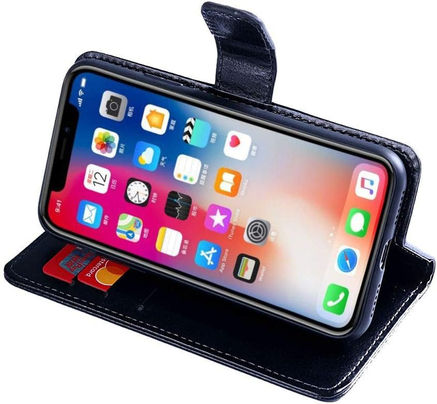 Phone Case for Sony Xperia L2,Smooth Leather Flip Wallet Case with Card Slot,Stand Holder and Magnetic Closure,Sony Xperia L2 Leather Case Cover  SJK-MKS   