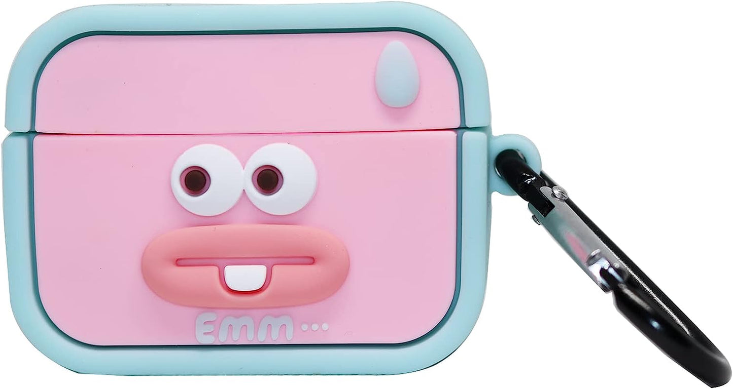 Cartoon Case Compatible with Apple Airpods Pro Case Cover Silicone Shockproof 3D Cute Kawaii Protective Case Anti-Fall Headphone Case for Airpod Pro Case (Airpods Pro, Green Monster)  FirstCorn Sweating Airpods Pro 