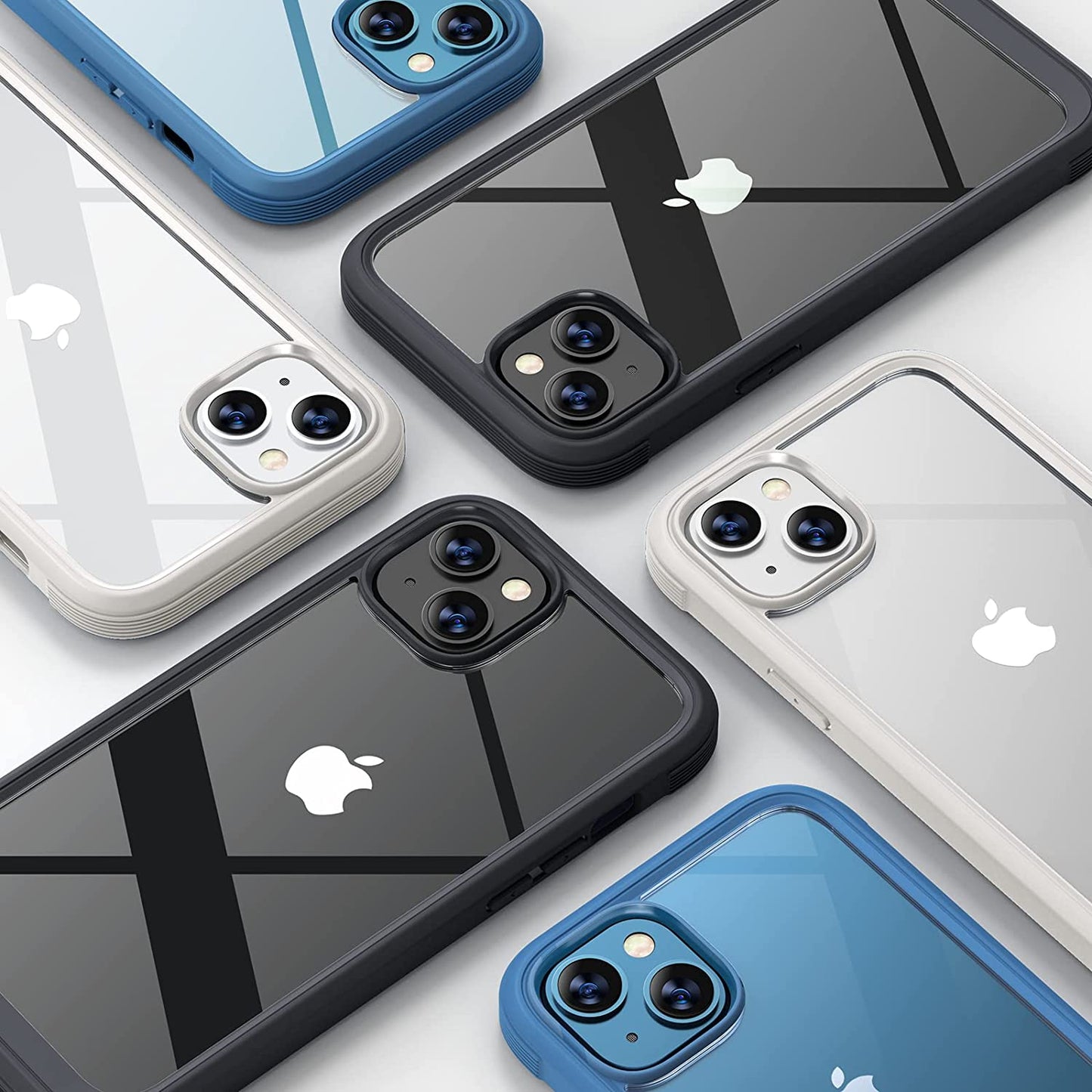 Diaclara Designed for Iphone 14 Case, Full Body Rugged Case with Built-In Touch Sensitive Anti-Scratch Screen Protector, with Camera Lens Protector for Iphone 14 6.1" (Black and Clear)  Diaclara   