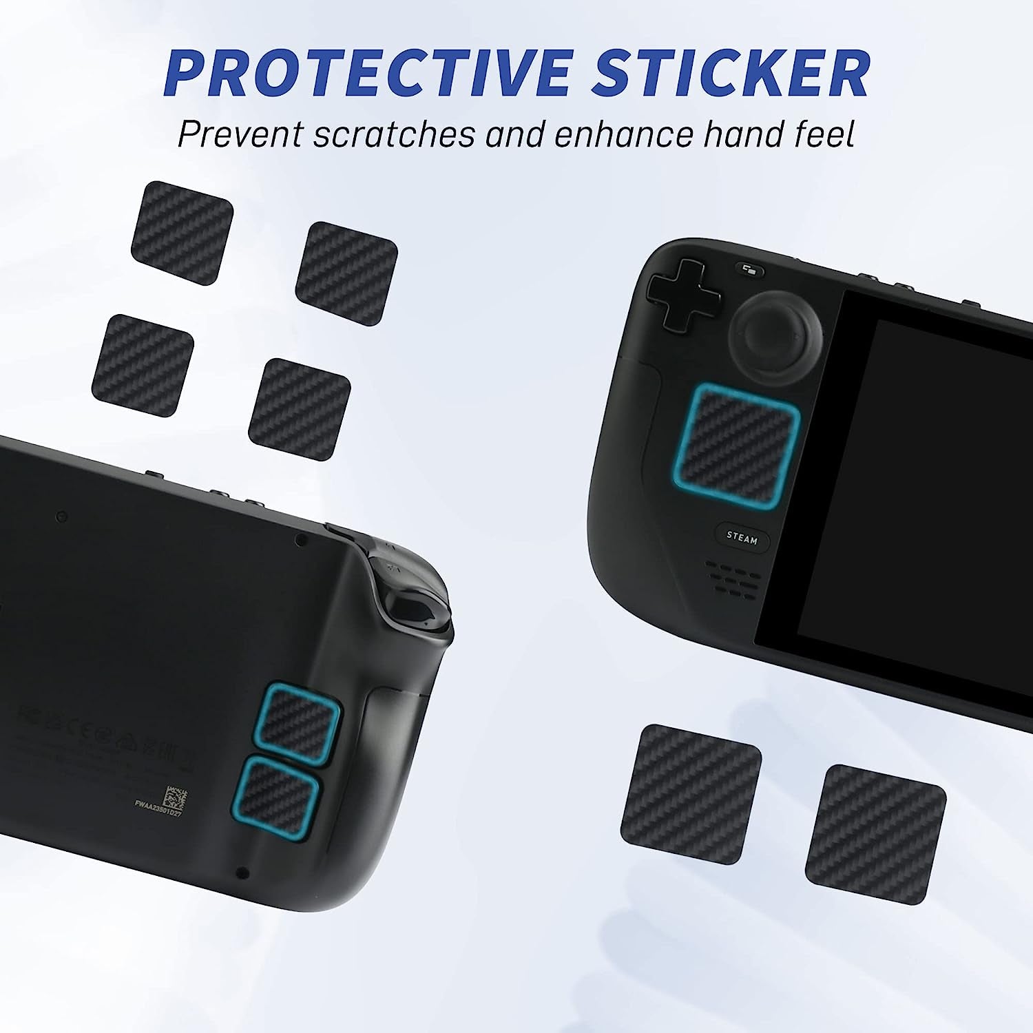 GLDRAM 16 in 1 Protective Dust-Proof Kit for Steam Deck, Dust Filter Cover, Dust Plug, Touch Pad Sticker, Button Protection Sticker, Rocker Cap  GLDRAM   