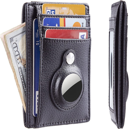 Hawanik Air Tag Wallet Case Holder，Slim Minimalist Wallet Card Holder for Airtag  Hawanik   