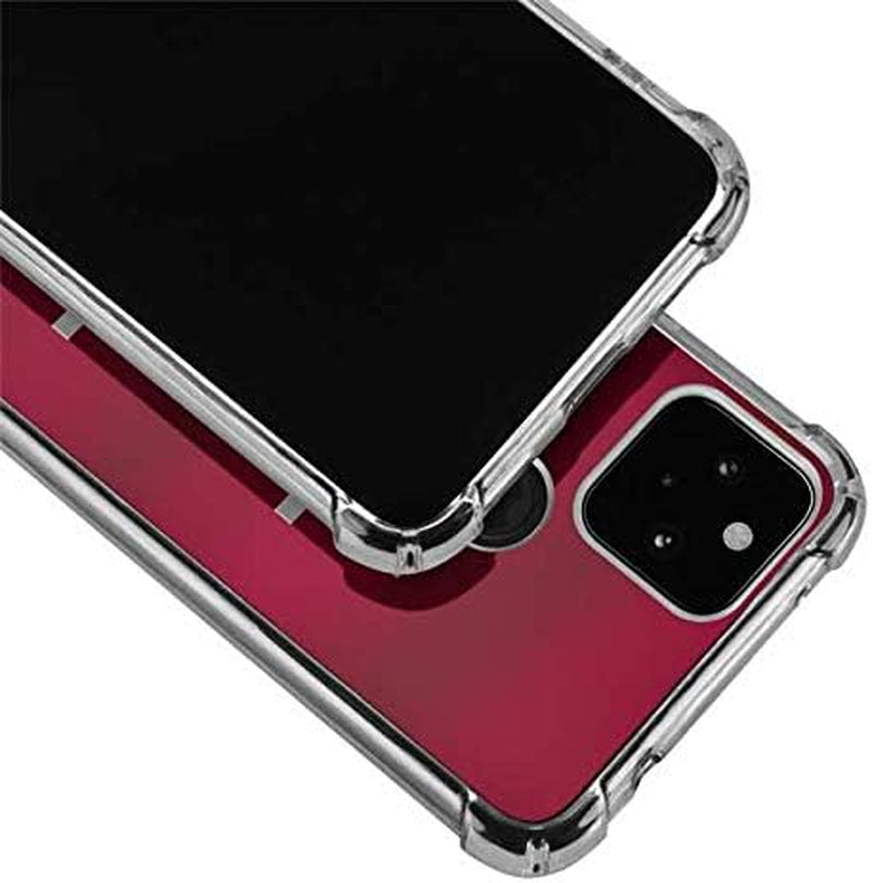 Skinit Clear Phone Case Compatible with Google Pixel 5 - Officially Licensed Alabama Roll Tide Roll Design  Skinit   