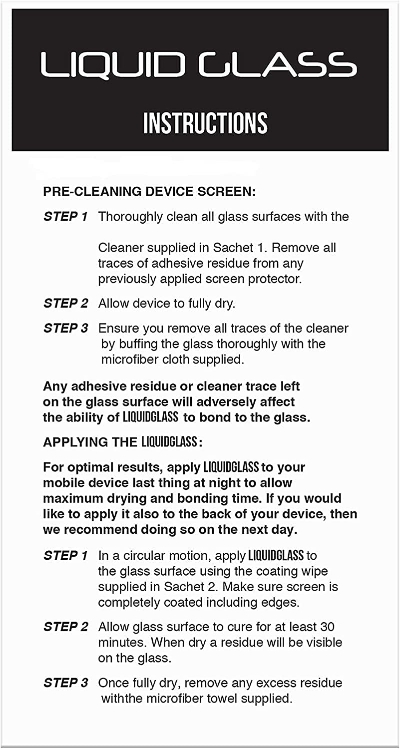 Luvvitt Liquid Glass Screen Protector with $250 Screen Protection - Scratch Resistant Wipe on Coating for All Smartphones Tablets Smartwatches - Universal  LUVVITT   