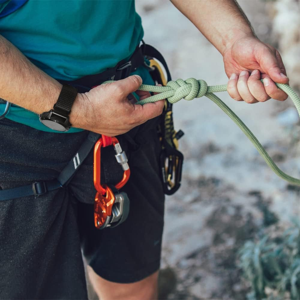 CUZOW Compatible with Garmin Fenix 7X/6X/6X Pro/5X/5X Plus, 26Mm Nylon Velcro Quick Easy Fit Watch Band Breathable Adjustable Strap Replacement for Garmin Descent MK1/D2 Delta PX/D2 Charlie  CUZOW   