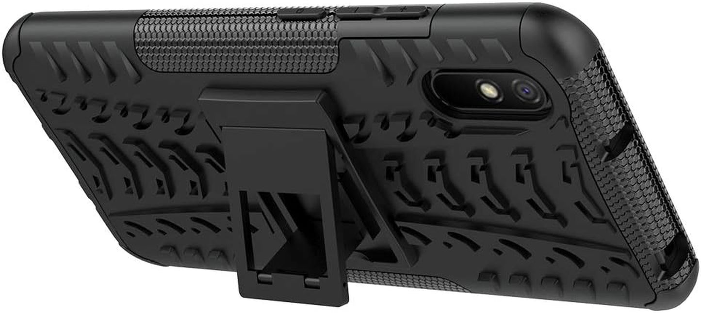 Jielangxin Keji Case for Xiaomi Redmi 9A Case Cover,Case for Xiaomi Redmi 9A M2006C3LG M2006C3LC Case Shockproof Mobile Phone Case Stand Black  Jielangxin Keji   