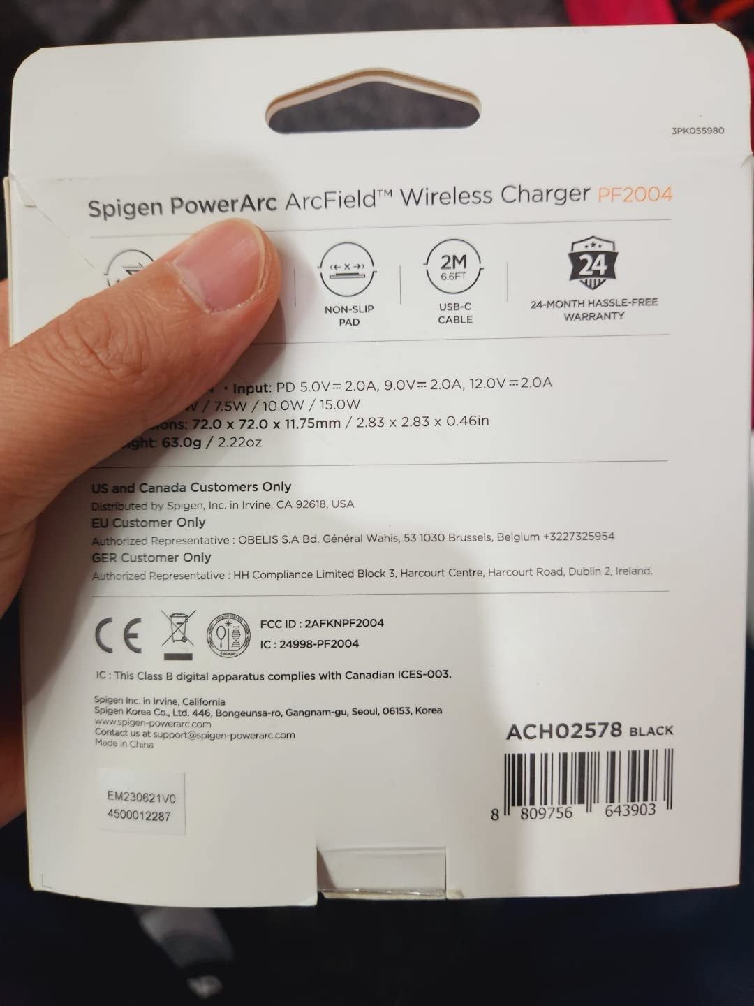 Spigen Wireless Charger, Fast 15W Wireless Charging Pad for Qi Enabled Galaxy S23 Ultra plus Z Fold Flip 4 3 S22 S21 FE Note 20 Pixel 6 Iphone 11 XS XR X 8 SE [No Adapter Included]  Spigen   