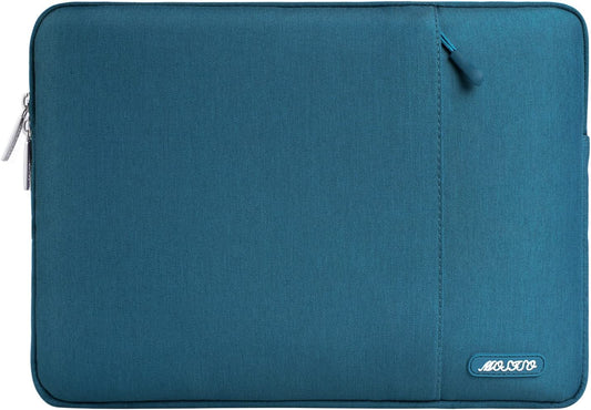 MOSISO Tablet Sleeve Case Compatible with Ipad 10Th 10.9 Inch 2022 / Ipad Air 5Th 10.9 / Ipad Pro 11 M2 / Ipad 9/8/7 10.2 / Ipad Air 4 10.9/Air 3 10.5 / Ipad 9.7, Polyester Vertical Bag, Deep Teal  Mosiso   