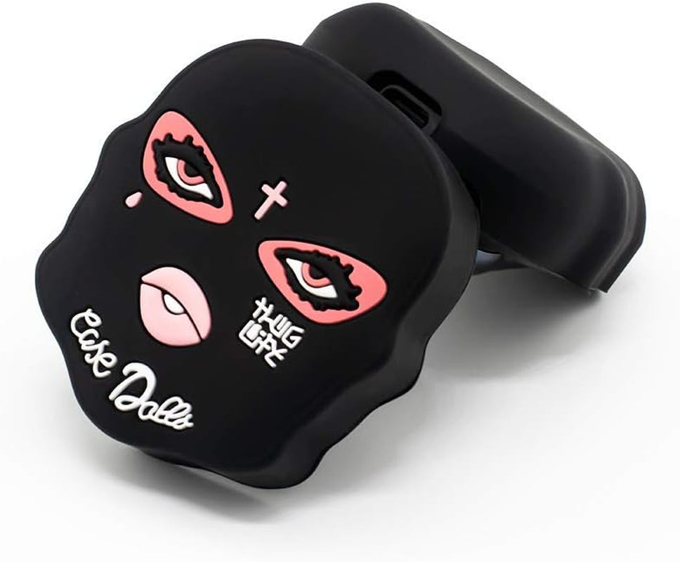 VARWANEO Earphone Case for Samsung Galaxy Buds Live [2020] & Buds Pro [2021], Soft Silicone 3D Cute Funny Cool Cartoon Character Kawaii Fashion Cover Anime Design (Mask)  VARWANEO   