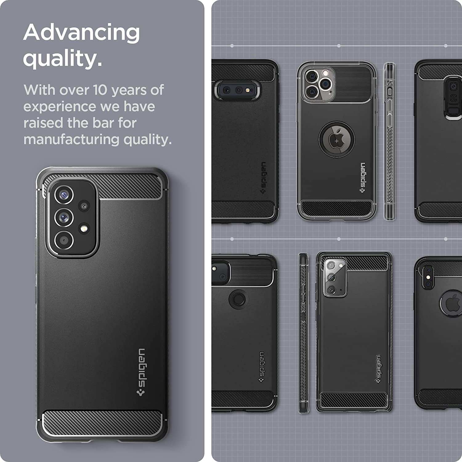 Spigen Rugged Armor Designed for Galaxy A53 5G Case (2022) - Matte Black  Spigen   