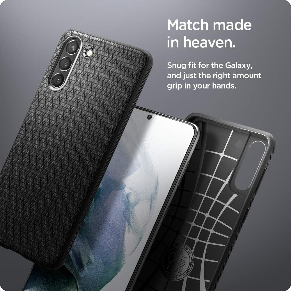 Spigen Liquid Air Armor Designed for Galaxy S21 plus Case (2021) - Matte Black  Spigen   