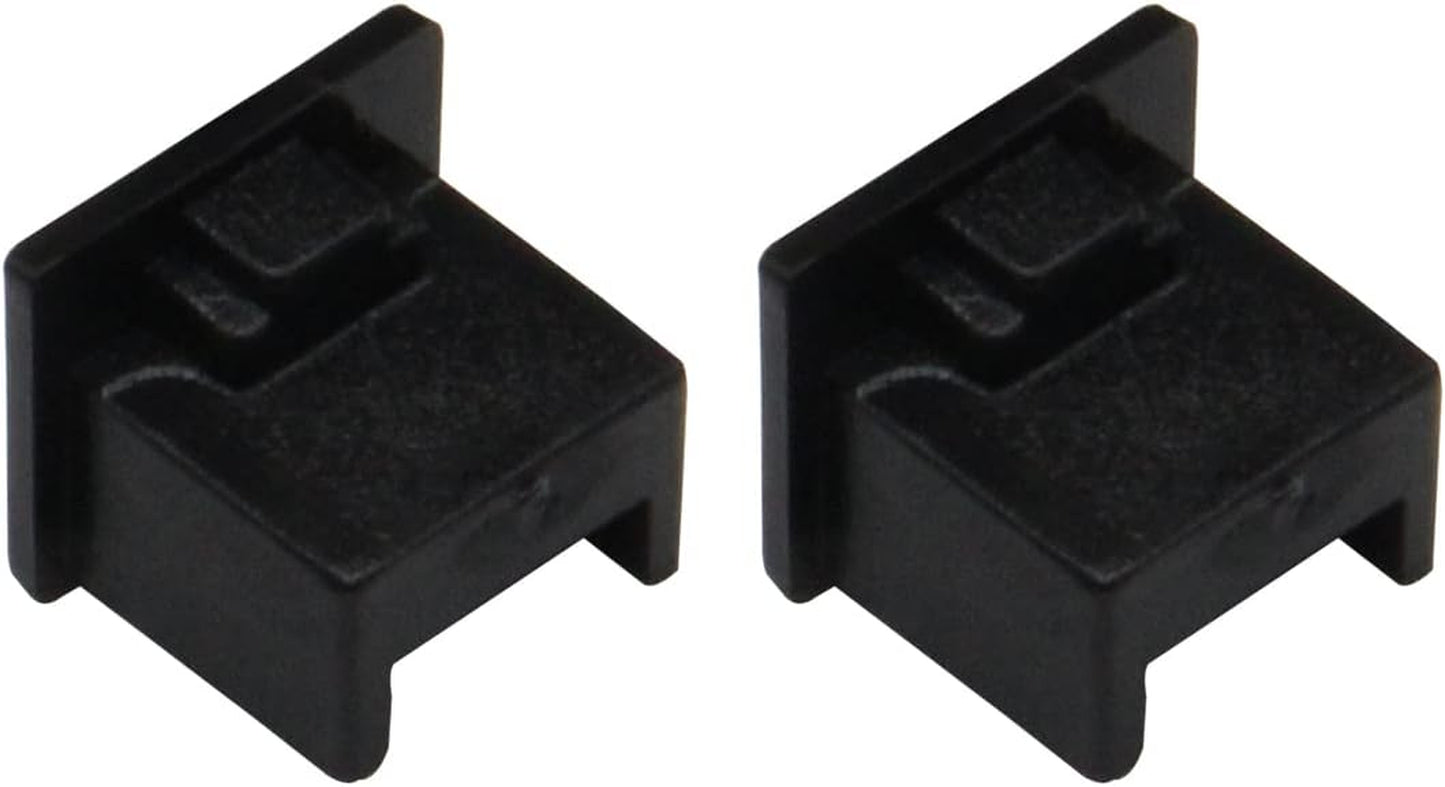 20Pcs RJ-45 Plug Protector Dust Covers, Plastic RJ45 a Female Anti-Dust Plug Ethernet Hub Port Protector for RJ45 Female Port (Blue)  Generic Black  