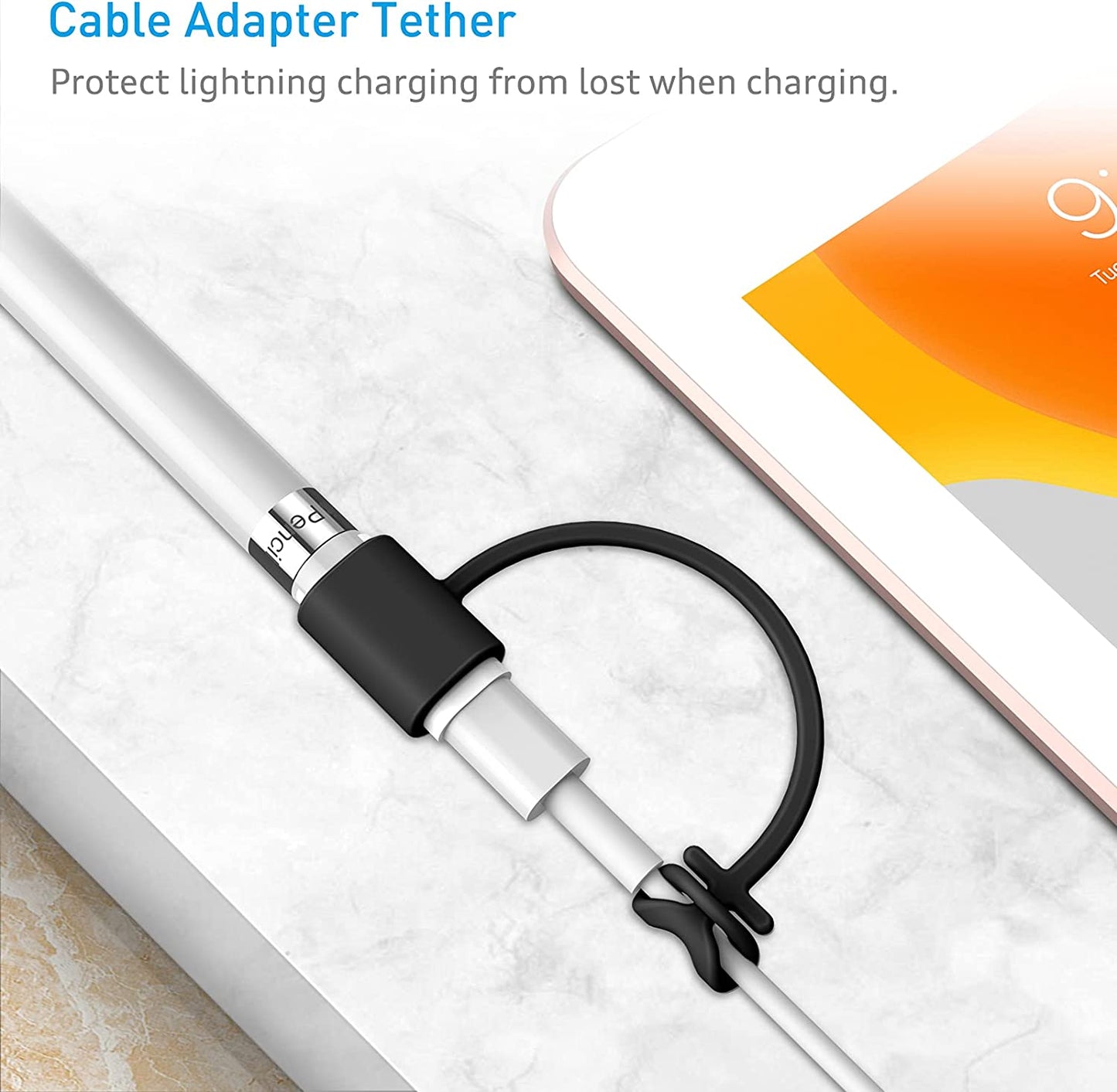 Fintie Silicone Grip Holder for Apple Pencil 1St 2Nd Generation, Protective Skin Sleeve Case Accessories Compatible with Apple Pencil 1 2, Ipad 10.2, Ipad 6Th Gen, Ipad Pro 11/12.9, Black  FINTIE   