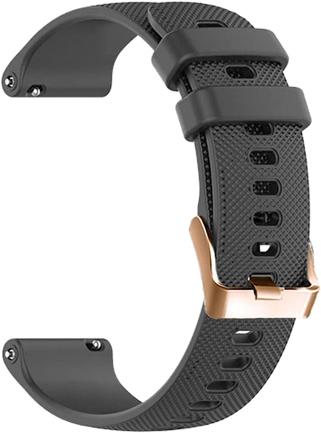 ILAZI 20Mm Smart Watchband Strap for Garmin Venu SQ Silicone Bracelet for Venu2 plus Vivoactive 3 Forerunner 245 645 Wrist Band Correa  ILAZI Coal Black 20mm VENU2 Plus 