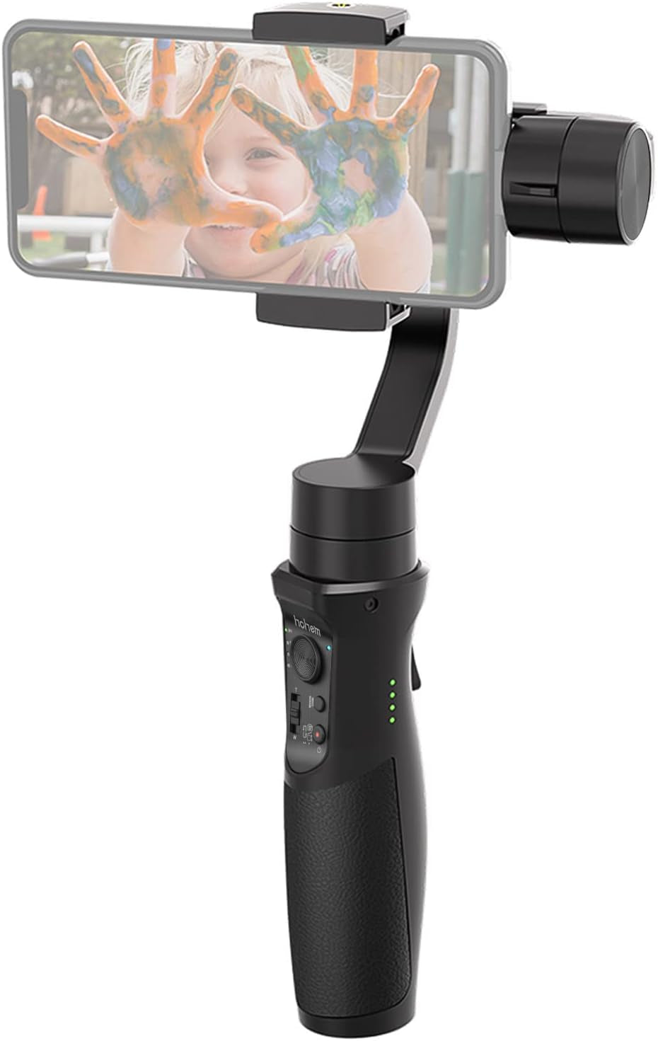 Hohem Isteady Mobile+ 3-Axis Handheld Gimbal Stabilizer Auto-Tracking Motion Time Lapse Panoramic Photography Zoom Control Max. Payload 280G Replacement for Iphone 13/12/11/X Pro Max 8 Smartphones  hohem   