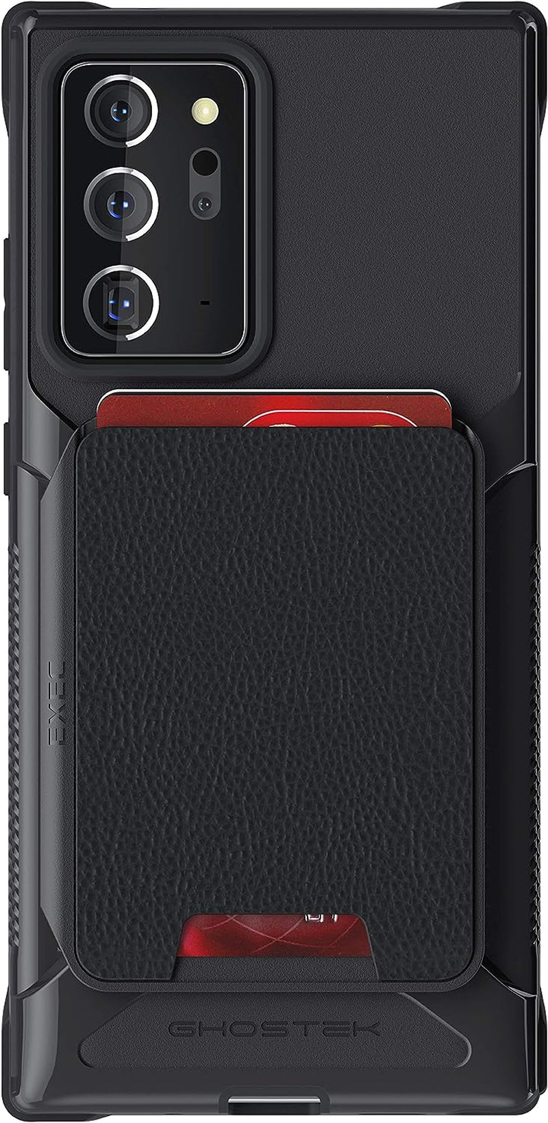 Ghostek Exec Note 20 Ultra Wallet Case - Pink Leather Card Holder & Magnetic Car Mount Compatible (6.9 Inch, 5G)  Ghostek Black Note 20 Ultra 