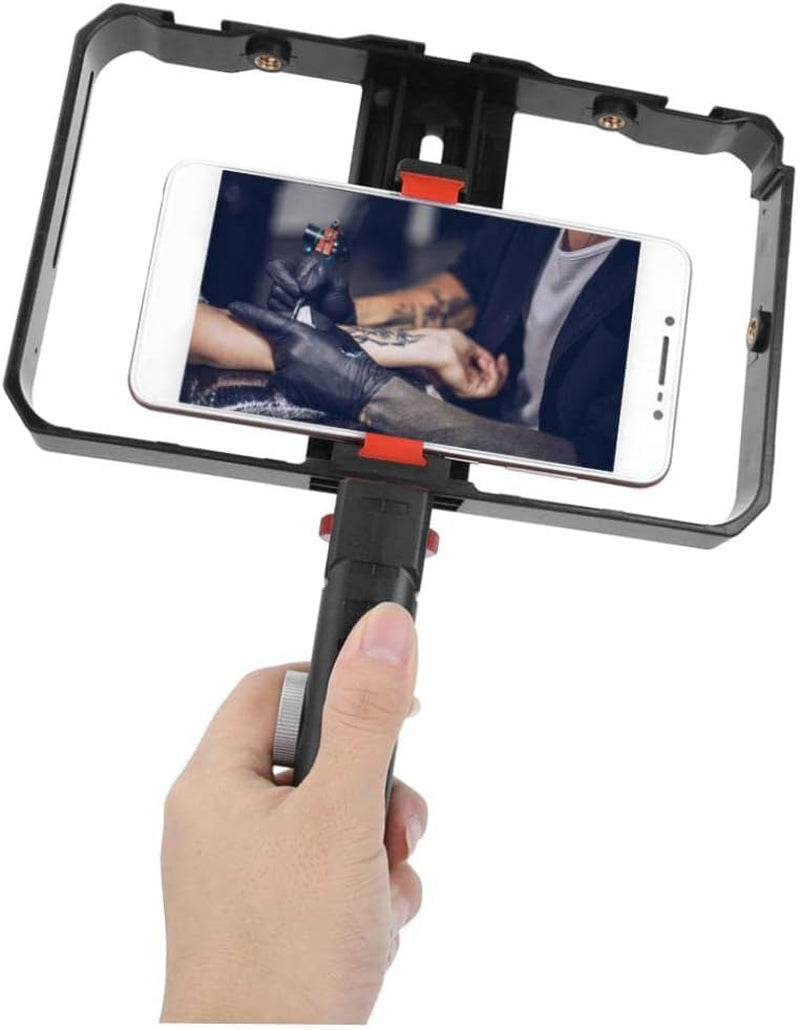 Capture Smooth Video Shots with Handheld Gimbal - Universal Mobile Holder for Live Streaming Follow Focus Mount & Stabilizer  haillusty   