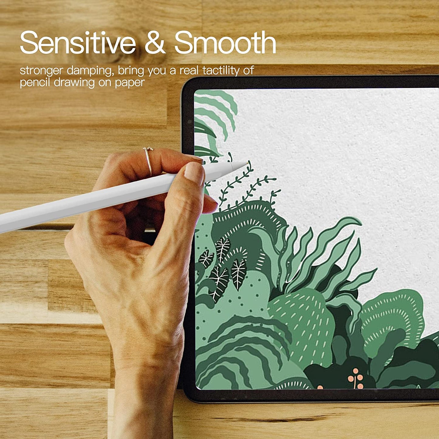 4 Pack Compatible with Apple Pencil Tips,Never Wear Design  AWINNER   