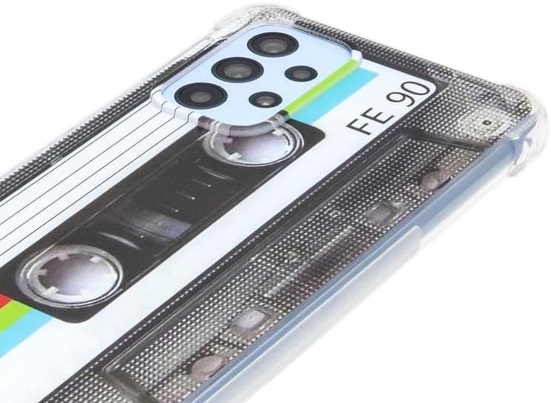 STINFIZTOL Phone Case Compatible with Galaxy A53 5G Case,80S Type Music Cassette Case Soft TPU Cover for Samsung Galaxy A53 6.5 Inch  ST Infinite store   