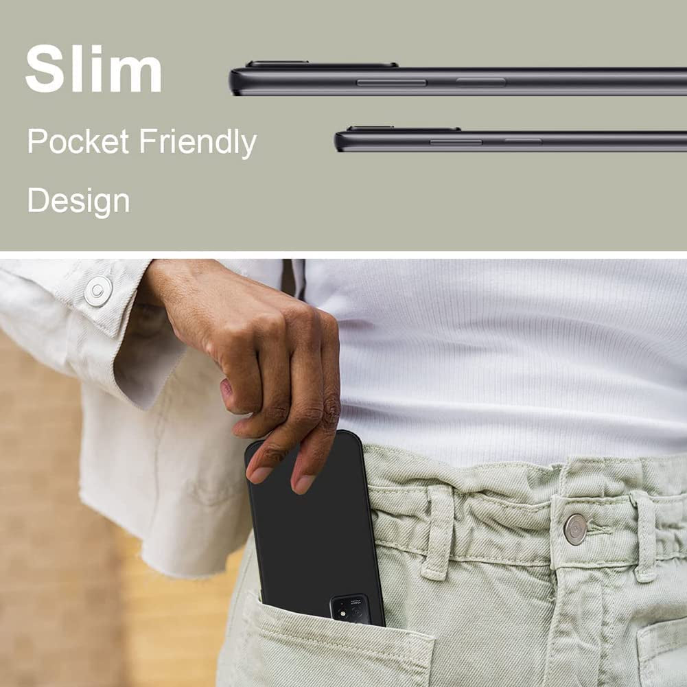 Zzjoooj for Xiaomi Redmi Note 11 Pro/Note 11 Pro 5G Case Silicone Ultra Slim Shock-Absorption anti Impact Scratch Resistant Phone Cover, with Soft Anti-Scratch Microfiber Lining,Black  BIZBIN   